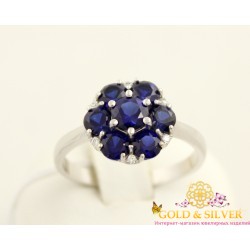 Серебряное кольцо Серсея сапфир 13861р